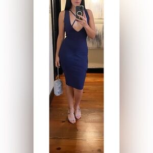 Missguided Royal Navy MIDI Dress